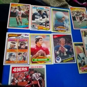 Vintage football cards